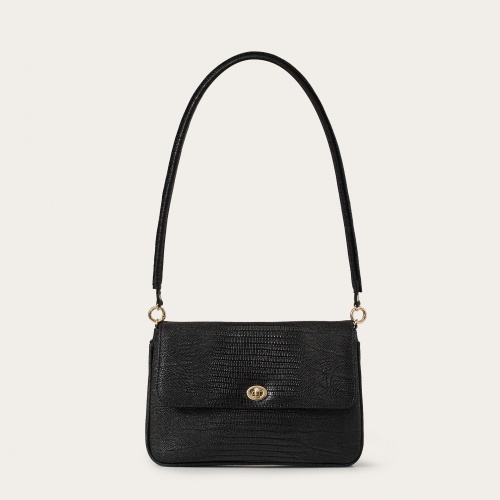 Hali Bag S, black lizard | Balagan Studio