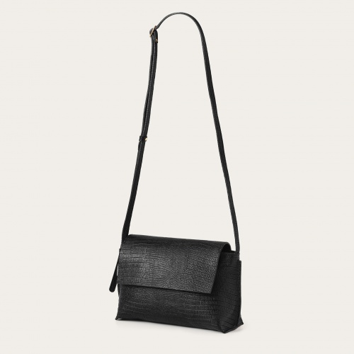 Ashley Bag S, black lizard | Balagan Studio