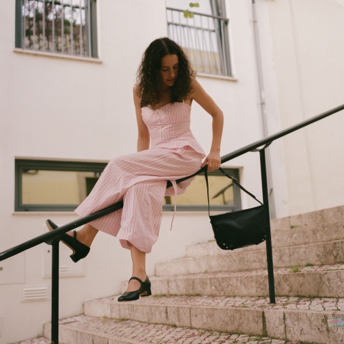 Dora Low Heels, black | Balagan Studio