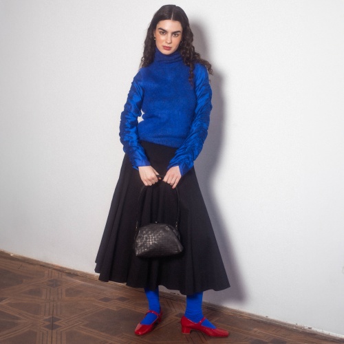 Dora Low Heels, glossy red | Balagan Studio