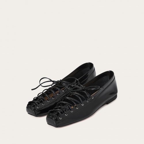 Cleo Ballerina, glossy black| Balagan Studio