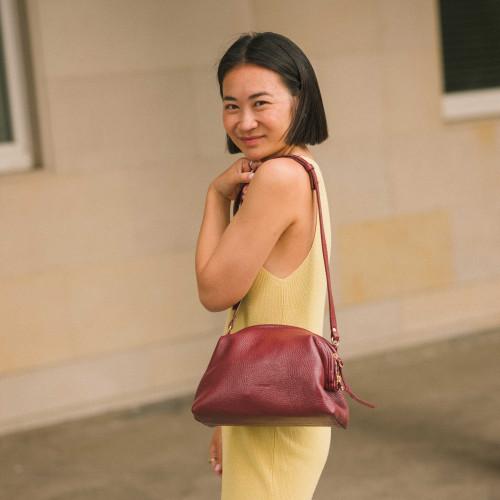 Rosalia Bag M, claret | Balagan Studio