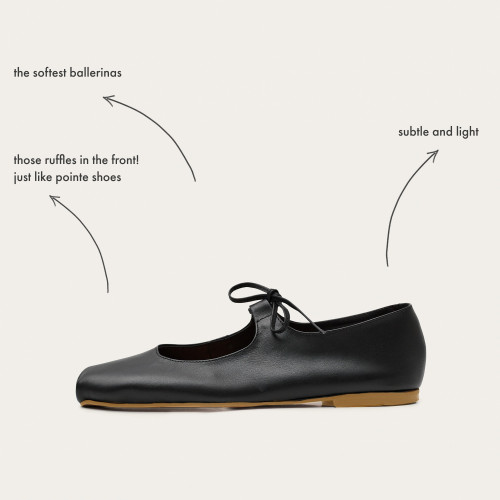 Batsheva Ballerina, black | Balagan Studio