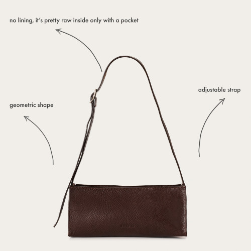 Monique Bag M, deep brown OUTLET | Balagan Studio