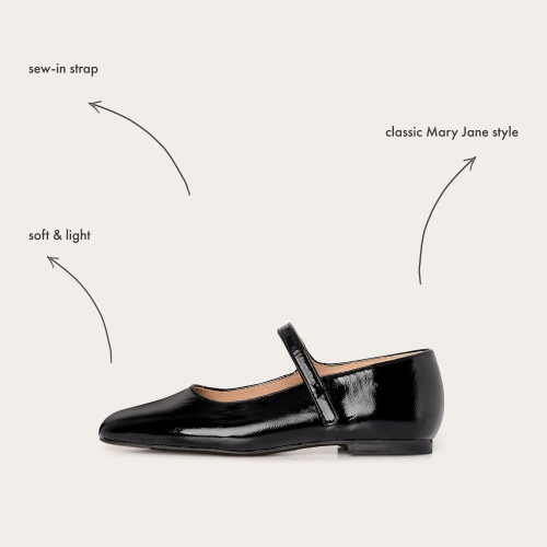 Pass Ballerina, glossy black OUTLET | Balagan Studio