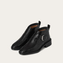 Clare Boots, glossy black