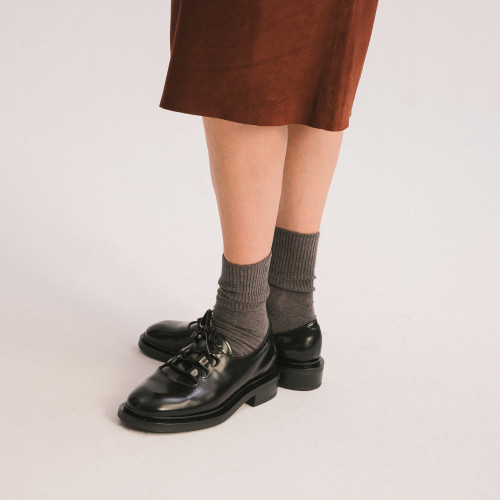 Niki Flats, glossy black | Balagan Studio