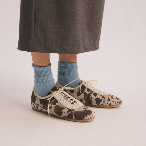 Milano Sneakers, animal print velvet| Balagan Studio