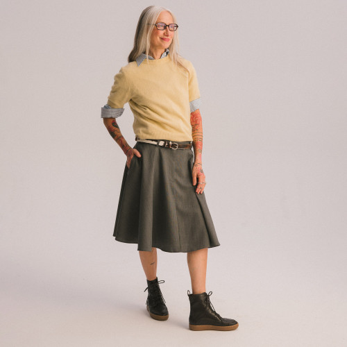 Skye botki, ciemny brąz | Balagan Studio