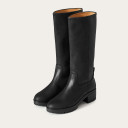 Ikar High Boots, waxed black