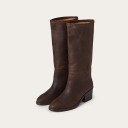 Abby High Boots, waxed brown
