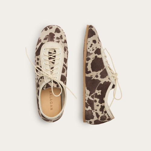Milano Sneakers, animal print velvet| Balagan Studio