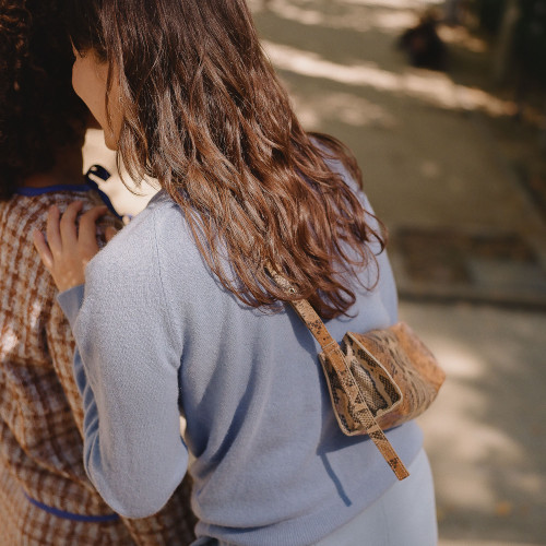 Minnie Bag S, ginger python pattern | Balagan Studio
