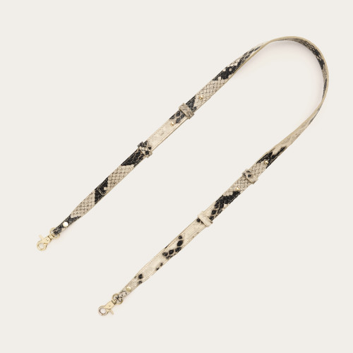 Bag Strap, off white python pattern | Balagan Studio