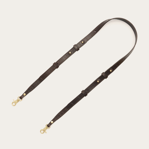 Bag Strap, brown croco | Balagan Studio