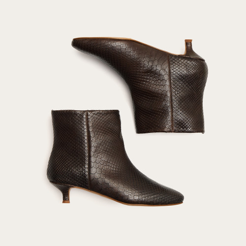 Vared Boots, brown croco | Balagan Studio