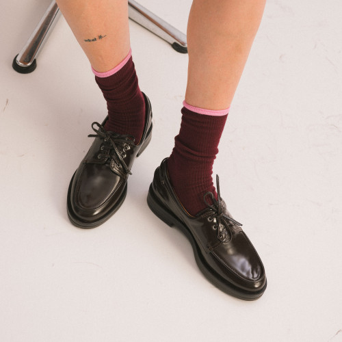 Yacht Flats, glossy brown | Balagan Studio