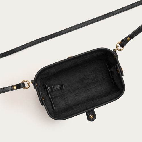 Rofe Bag S, matte black braid | Balagan Studio