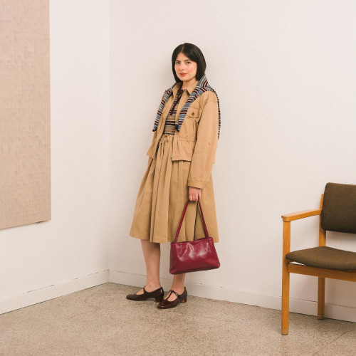 Eva torebka M, bordowy | Balagan Studio