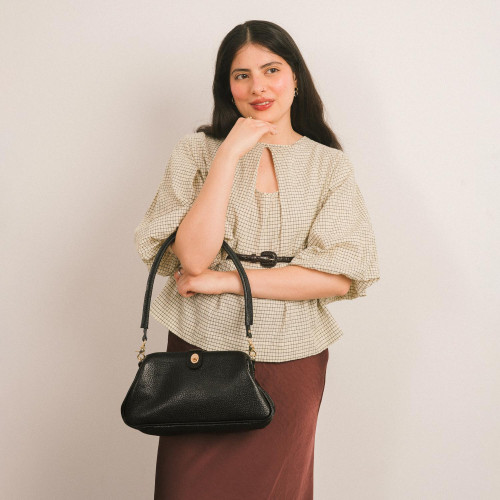 Rofe Vintage torebka M, czarny | Balagan Studio