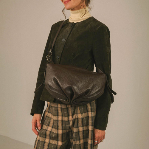 Paloma torebka M, ciemny brąz | Balagan Studio
