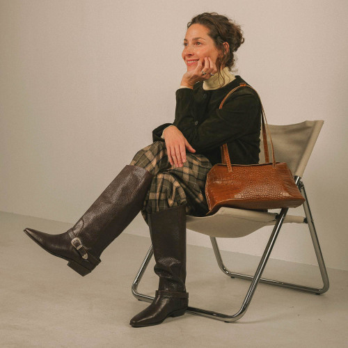 Vela kozaki, ciemny brąz | Balagan Studio