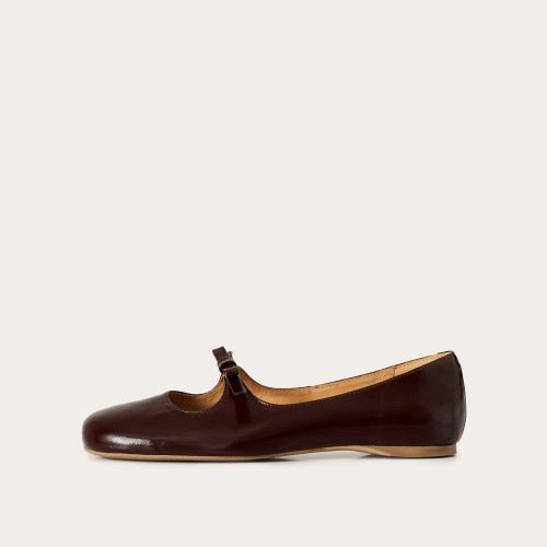 Amalia Ballerina, glossy bordo | Balagan Studio