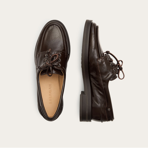 Yacht Flats, glossy brown | Balagan Studio