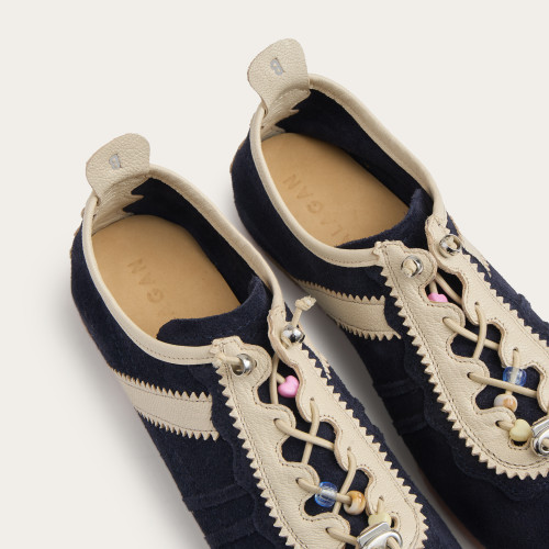 Gent Sneakers, navy velvet | Balagan Studio