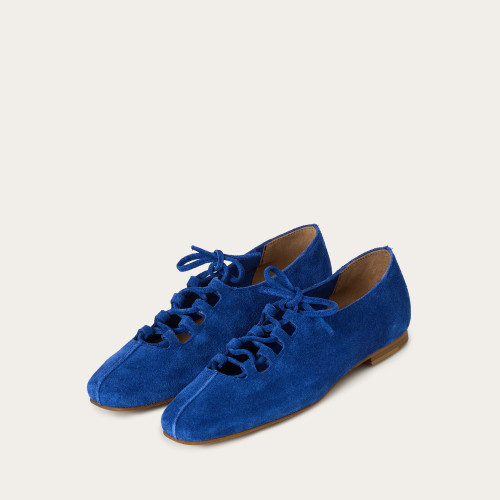 Roma Ballerina, cornflower velvet | Balagan Studio