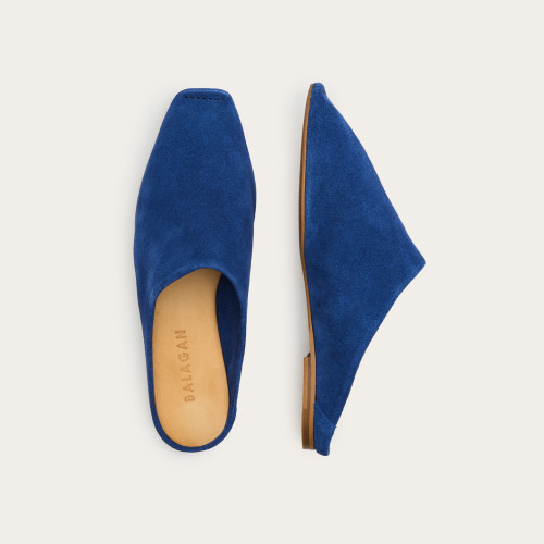 Bayit Slides, cornflower velvet | Balagan Studio