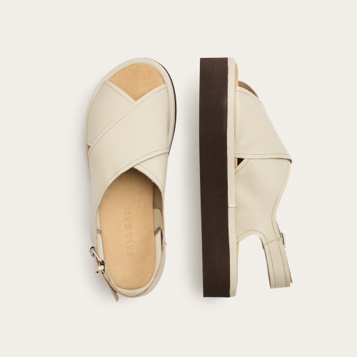 Sheikh Sandals, cream | Balagan Studio