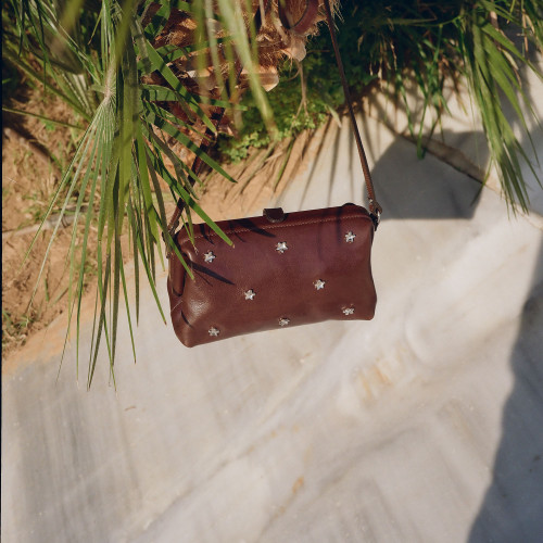 Rofe Bag M Wild Star, deep brown | Balagan Studio