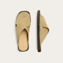 Axel Slides, wheat velvet