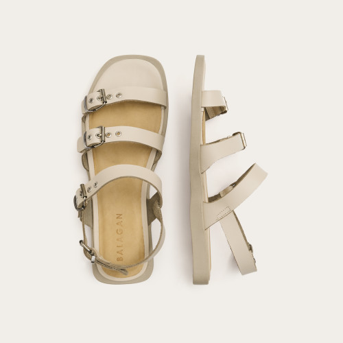 Riga Sandals, beige | Balagan Studio