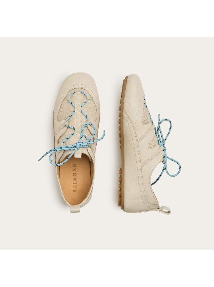 Ava sneakersy, kremowy | Balagan Studio