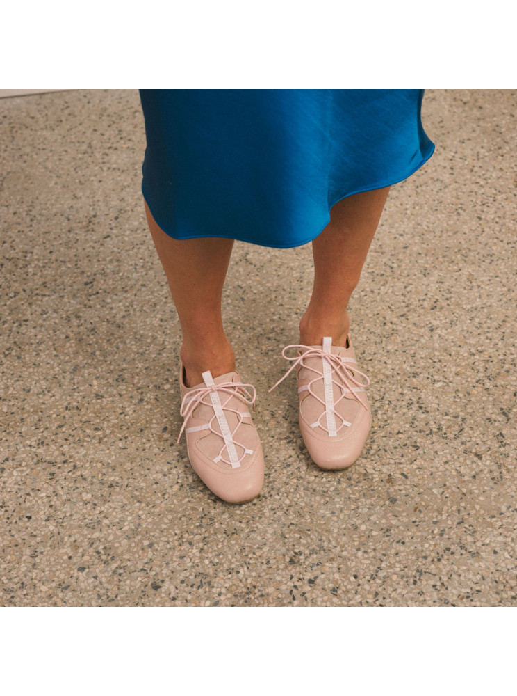 Ava sneakersy, pudrowy róż | Balagan Studio