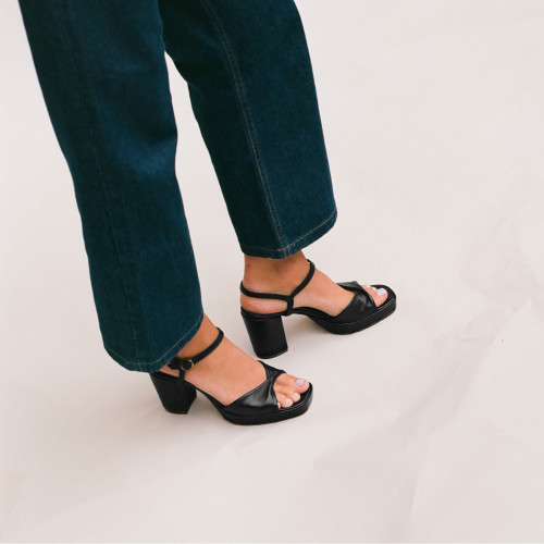 Bianca Sandals, black | Balagan Studio