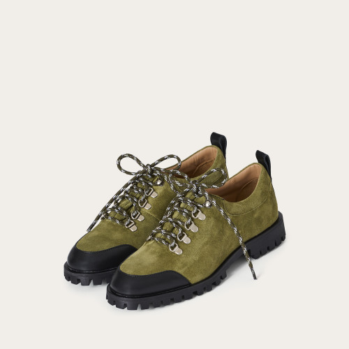 Dolomiti Flats, olive velvet | Balagan Studio