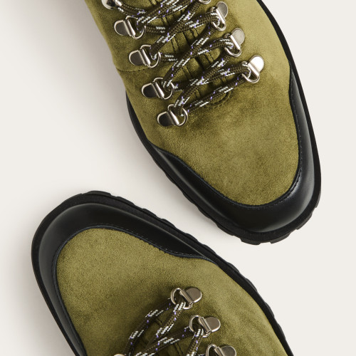 Dolomiti Flats, olive velvet | Balagan Studio