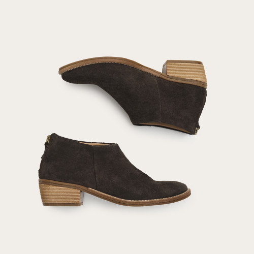 Lea Boots, dark chocolate velvet | Balagan Studio