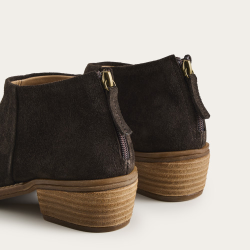 Lea Boots, dark chocolate velvet | Balagan Studio