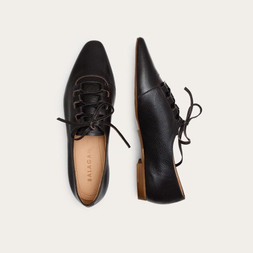 Henri Flats, deep brown | Balagan Studio