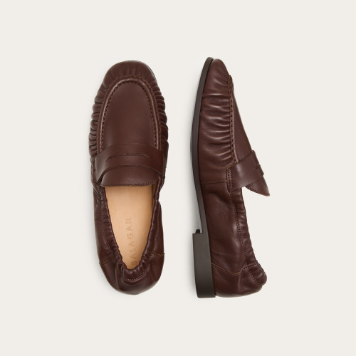Claudia Loafers, deep brown | Balagan Studio