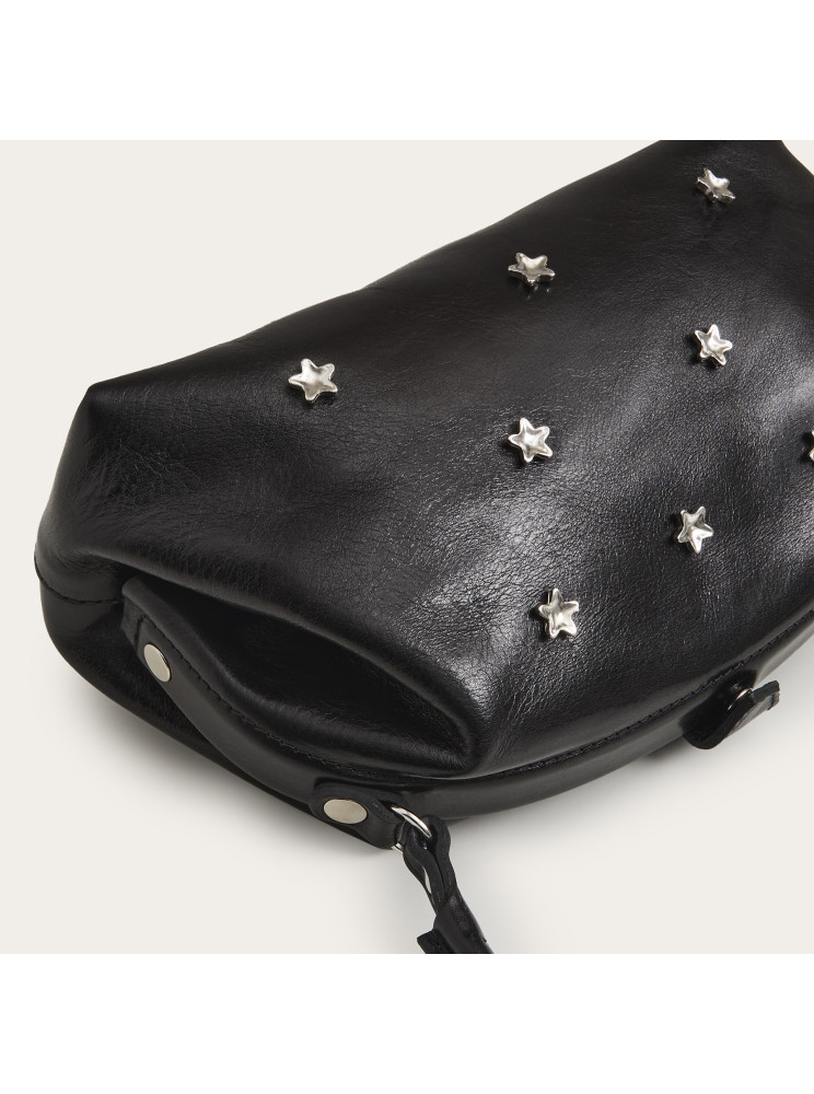 Hug bag torebka M wild star, czarny | Balagan Studio