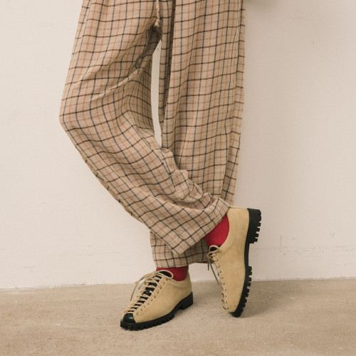 Riff Flats, sand velvet | Balagan Studio