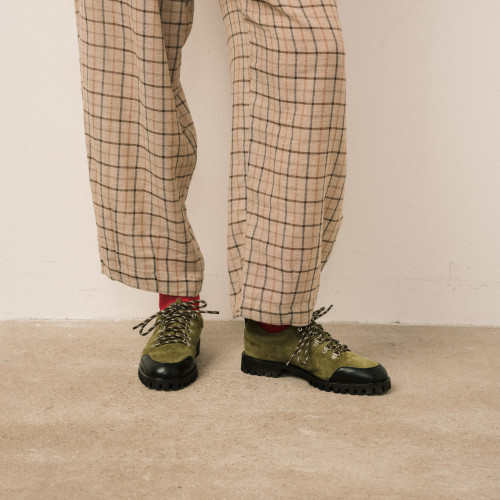 Dolomiti Flats, olive velvet | Balagan Studio