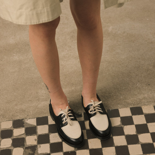 Yacht Flats, black&cream  | Balagan Studio