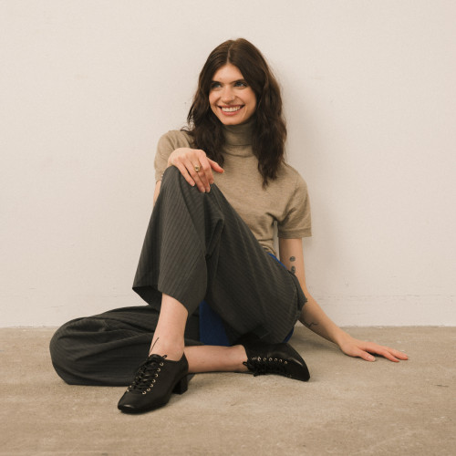 Nora czółenka, czarny | Balagan Studio