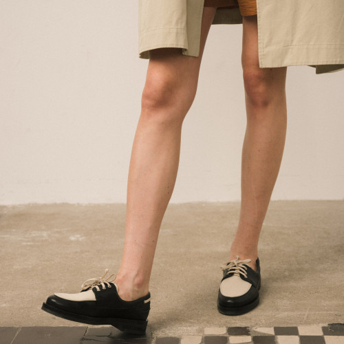 Yacht Flats, black&cream  | Balagan Studio